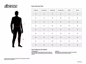 Icon 2821-1378 PDX3 ™ Overpant Motoros nadrág 8