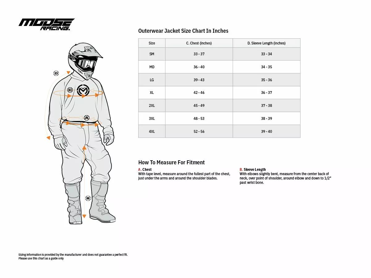Moose racing soft-goods 2920-0604 Agroid ™ kabát Enduros Kabát 2