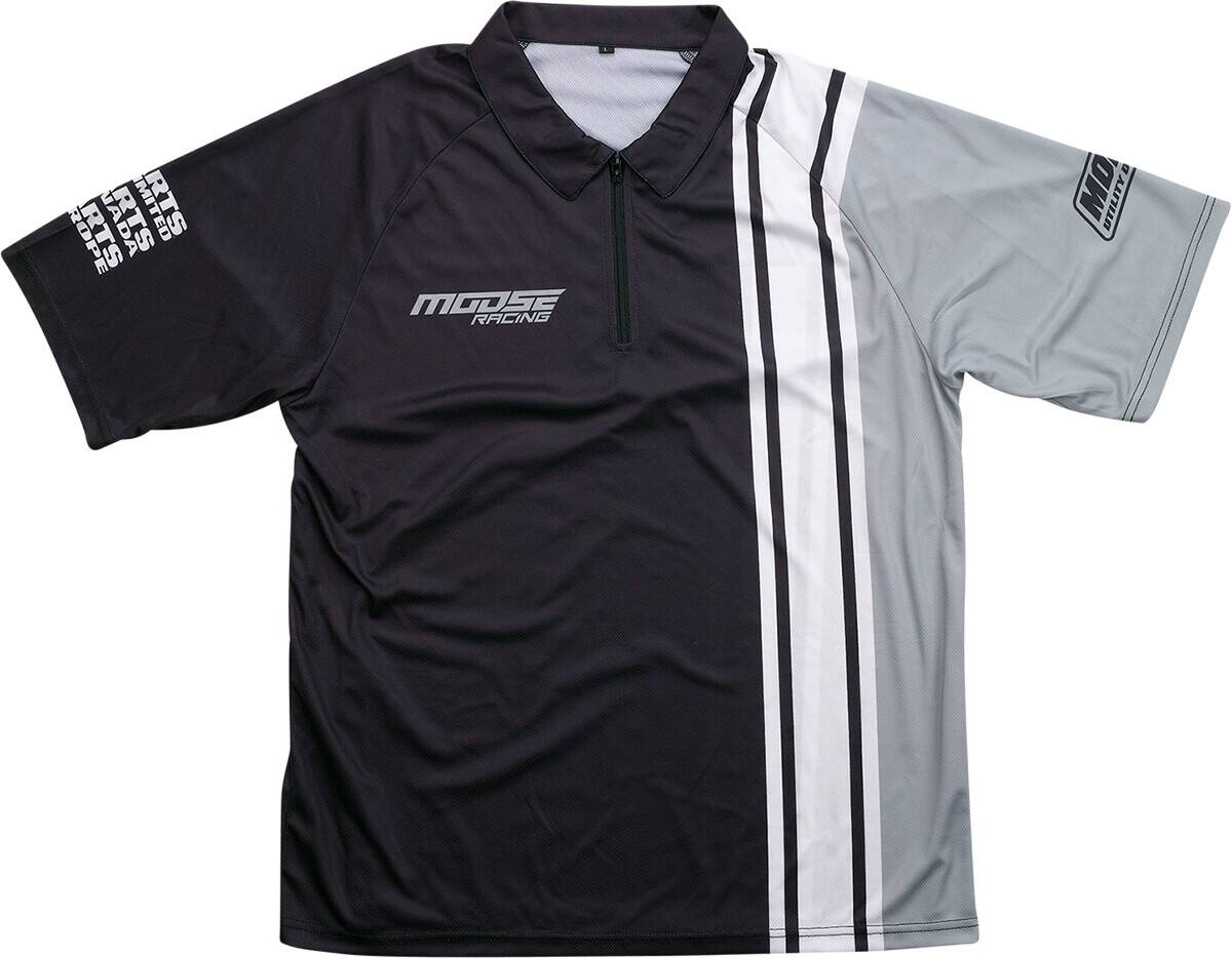 Moose racing soft-goods Moose Pit ing - fekete - M Motoros póló, trikó 0