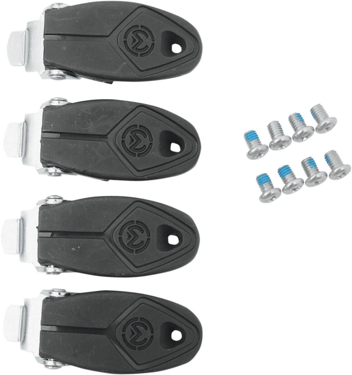 Moose racing soft-goods M1.2 csere csat készlet fekete Motoros cipő, csizma alkatrészek 0