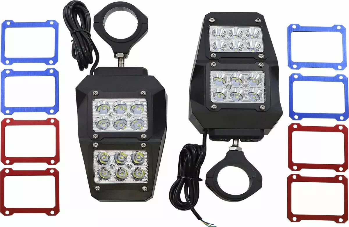 Moose racing hard-parts M60-7010B LED világítású tükör Visszapillantó tükör 1