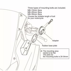 Daytona 80715 alumínium ABS tükör Visszapillantó tükör 5