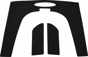 Wsm 012-317BLK vonószőnyeg Lábtartó