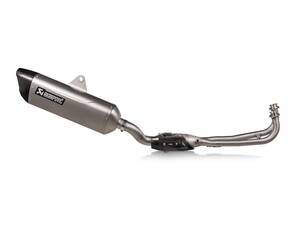 AKRAPOVIC verseny vonal teljes rendszer rozsdamentes acél & titán Teljes kipufogórendszer