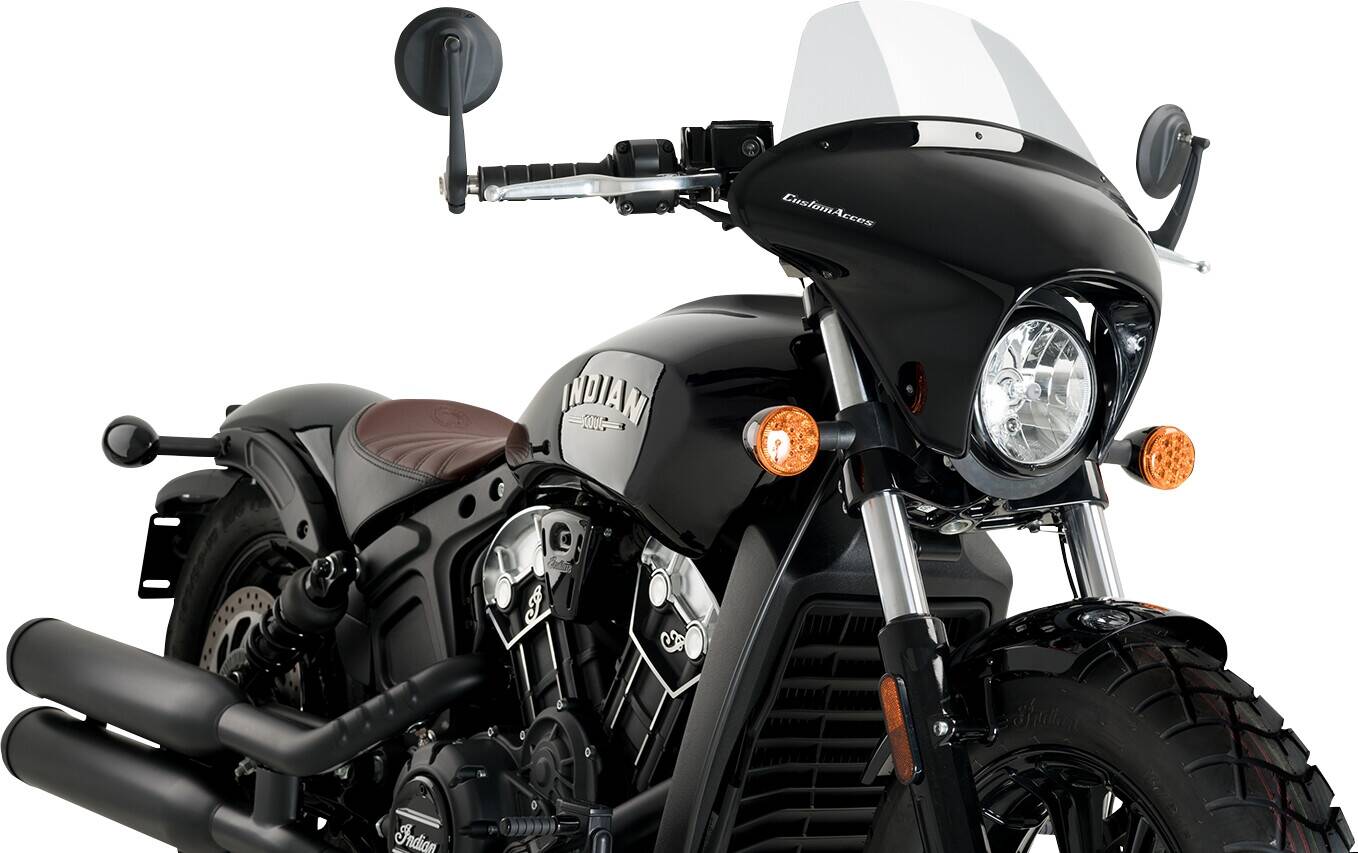 Custom acces - motoacces denevérszárny hosszú képernyõ CLR Szélvédő, plexi, fejidom 0