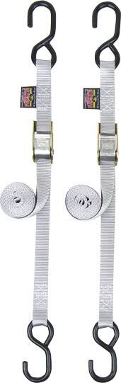 Powertye mfg. STANDARD TIEDOWN / SILVER|BLACK / NYLON|STEEL Heveder, gumipók, spanifer 0