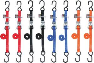 Powertye mfg. TIEDOWN mechanika / pár / kék / NYLON|STEEL Heveder, gumipók, spanifer