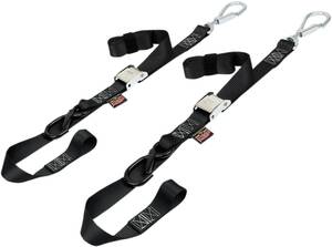 Powertye mfg. TIEDOWN PICKUP készlet / BLCK|BLACK / NYLON|STEEL Heveder, gumipók, spanifer