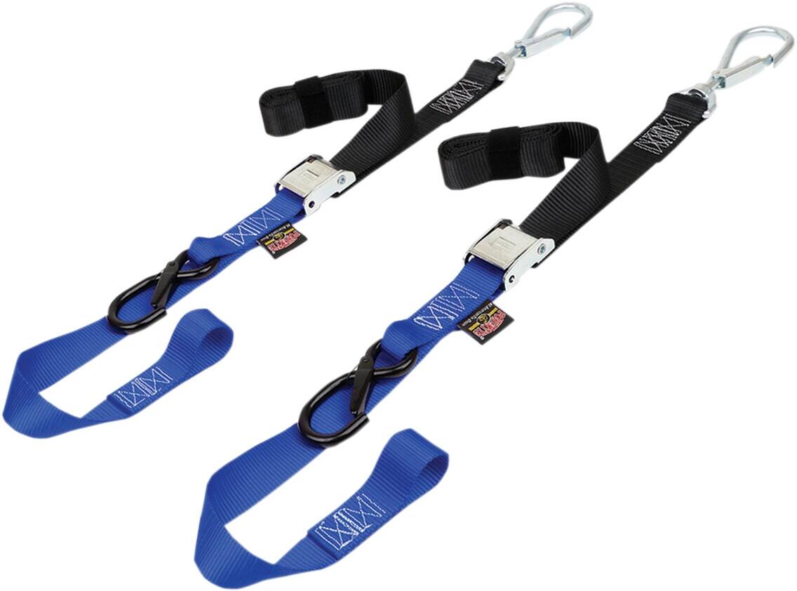 Powertye mfg. TIEDOWN PICKUP készlet / BLUE|BLACK / NYLON|STEEL Heveder, gumipók, spanifer 0