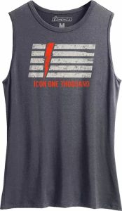 Icon 3031-4221 Nők ' inváziós Stripe ™ tank teteje Motoros póló, trikó