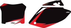 Factory effex grafika 6_PLT CRF450 21 fekete Matrica