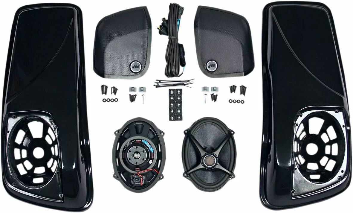 J & m HSBL-145X7-XXR Saddlebag-LID KIT W/ROKKER® XXR 5X7 ”hangszórók Hangszóró 0