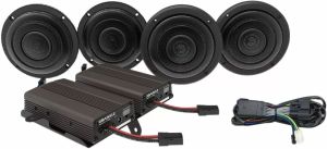 Wild boar audio WBA Ultra Kit Ultra Front & amp; Hátsó hangszórókészlet 600 W erősítővel Hangszóró