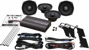 Hogtunes Rev 450U KIT-AA 200-Watt erősítő/4 hangszóró készlet Hangszóró