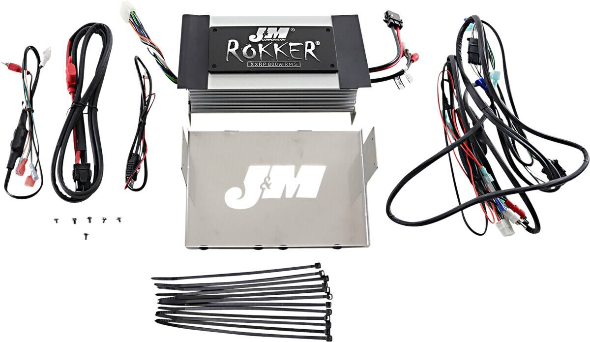 J & m 800w 4-Channel Rokker erõsítõ - '05-'13 FLHTCU FLHTK Hangszóró 0