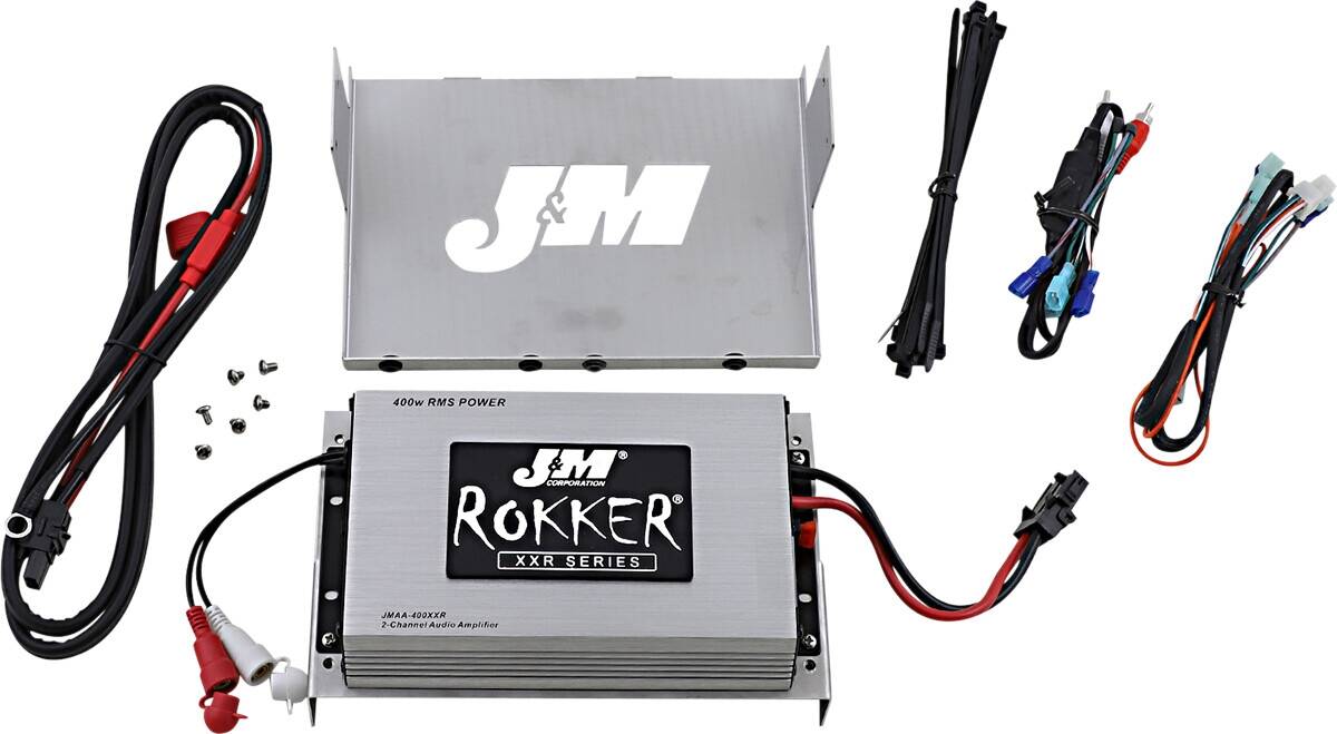 J & m 400W 2-Channel Amp készlet - 06-13 utcai Glide/Ultra Hangszóró 0