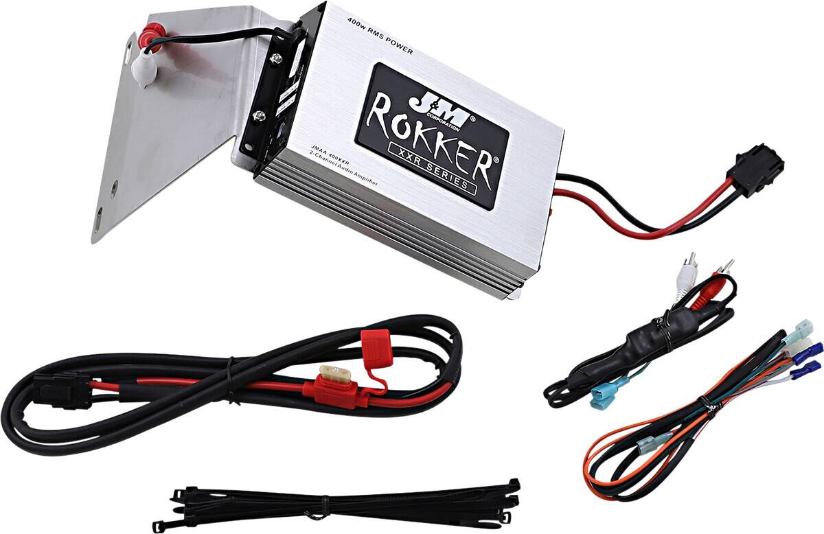 J & m 400W 2-Channel Amp készlet - 06-13 Roadglide burkolat Hangszóró 0