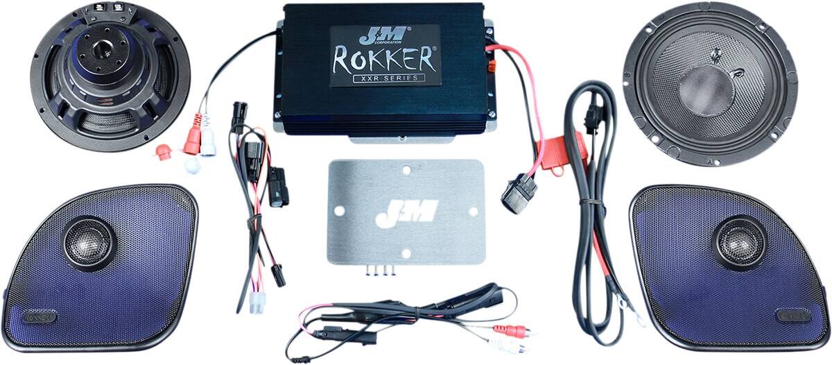 J & m 400w 2-Speaker/Amplifier - 15-20 utcai Glide/Ultra Hangszóró 0