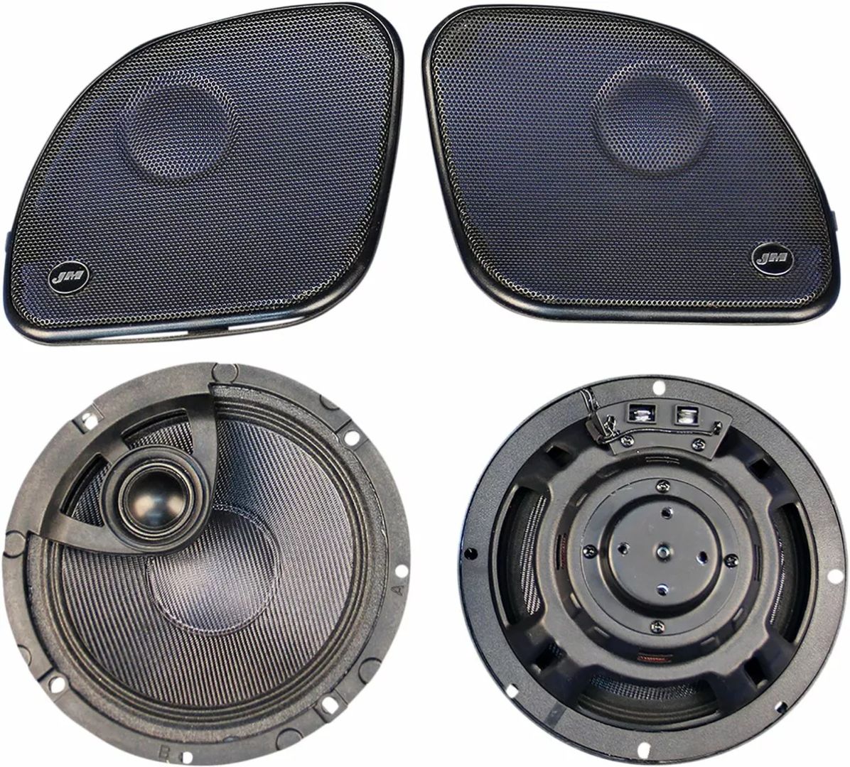 J & m HRRK-6582TW-XRP ROKKER® XRP 6,58 ° Fairing hangszórókészlet Hi-Output PEI Tweeterrel Hangszóró 0