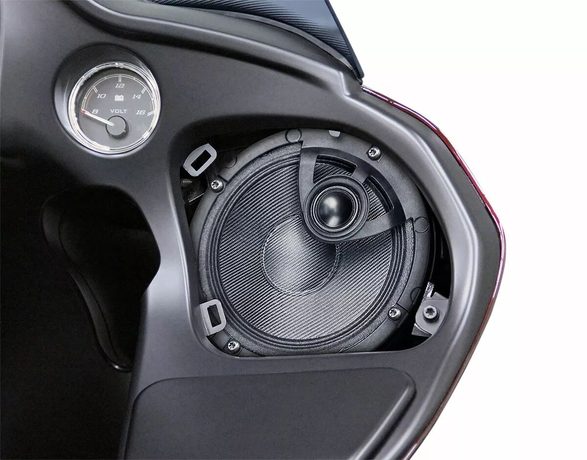 J & m HRRK-6582TW-XRP ROKKER® XRP 6,58 ° Fairing hangszórókészlet Hi-Output PEI Tweeterrel Hangszóró 1