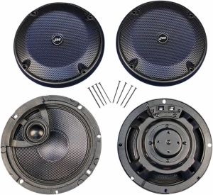 J & m HURK-6582TW-XRP ROKKER® XRP 6,58 ° Hátsó csomagtartó hangszóró készlet w/h-output PEI tweeterek Hangszóró