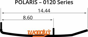 Woody's RUP-0120 kopásrudak mini szánkókhoz Runners / Standard Types
