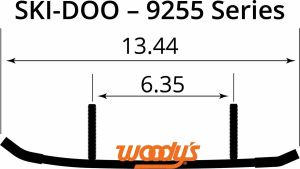Woody's HSD-9255 Top-Stock ™ kemény felszíni kopási sávok Runners / Hard Surface Types 1