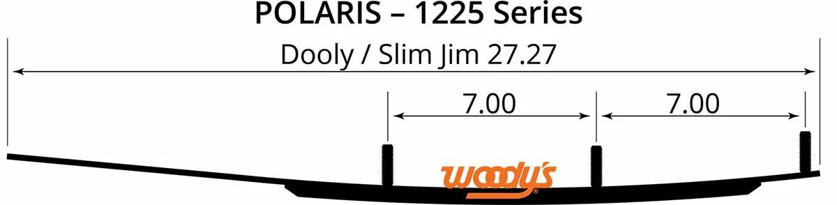 Woody's DP4-1225 Dooly ™ futó Runners / Carbide Types 1