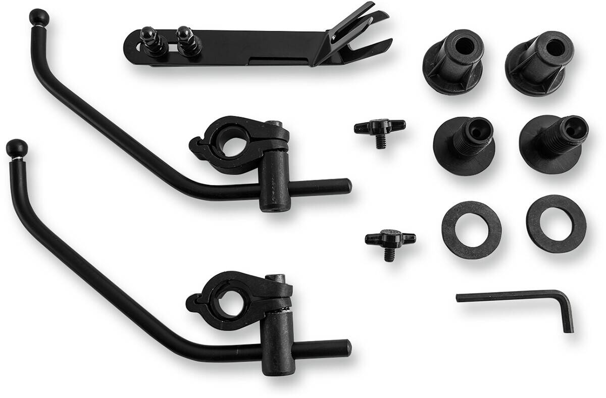 Slipstreamer hardver készlet csere SLIPSTREAMER | TURBO | S-08 fekete Szélvédő és karosszéria rögzítő alkatrész 0