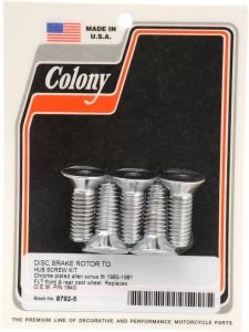 Colony 8792-5 rotor, lánckerék és öv rögzítő hardverkészlet Karosszéria rögzítő, csavar Body H&A