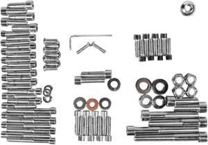 Drag specialties krómozott SOCKET-HEAD MOTOR csavar készlet sima Karosszéria rögzítő, csavar Body H&A