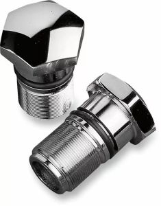 Drag specialties 301119-BC105 Chrome Fork cső dugók és sapkák Első futómű