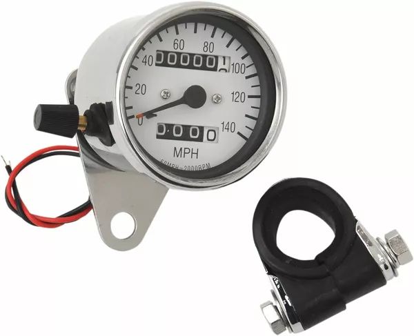 Drag specialties 21-6835-BX15 2.4 & quot; Mini mechanikai sebességmérő Sebességmérő és fordulatszámmérő 0