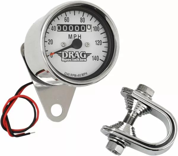 Drag specialties 21-6829DS1-BX15 2.4 & quot; Mini mechanikai sebességmérő Sebességmérő és fordulatszámmérő 0
