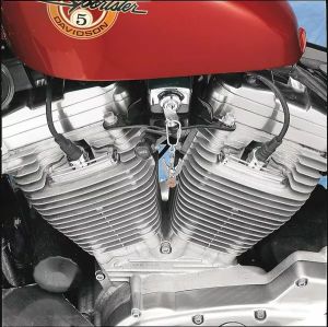 Drag specialties 35-0102-BC251 Chrome Head Bolt/gyújtógyertya fedél Motorblokk dekli