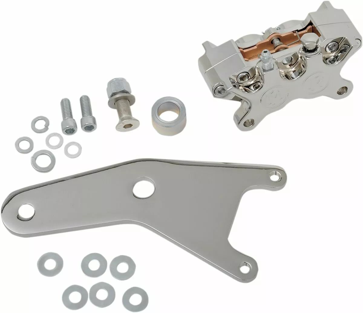 Performance machine (pm) 1255-0052-CH Shovelhead klasszikus féknyeregkészlet Féknyereg és tuning féknyereg kittek 0