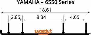 Woody's HSY-6550 Top-Stock ™ kemény felszíni kopásrudak Runners / Hard Surface Types 1