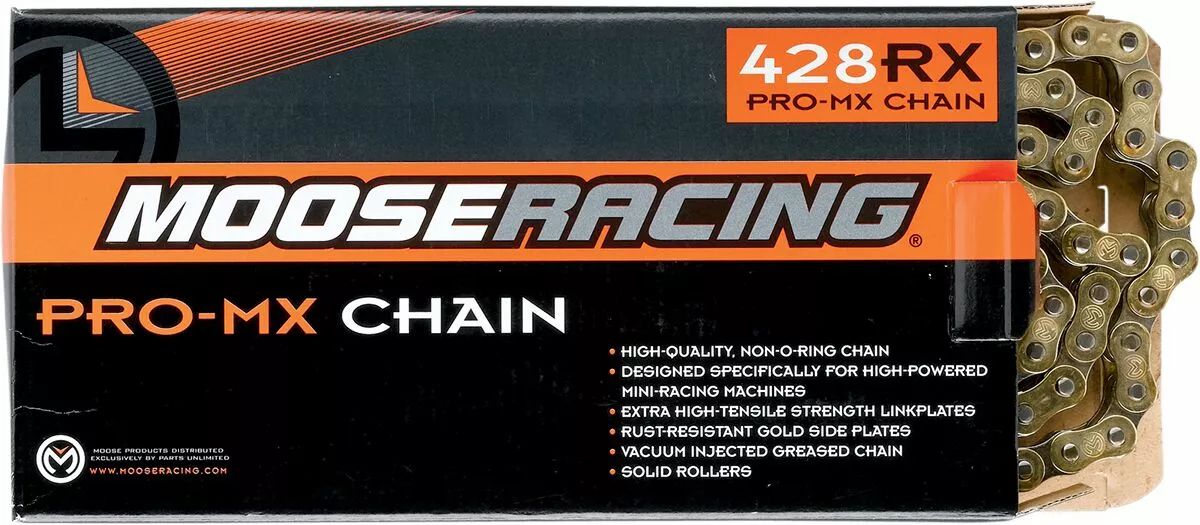 Moose racing hard-parts M57500100 428 RXP Pro-MX lánc Meghajtólánc , motorkerékpár lánc 1