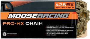 Moose racing hard-parts M57500114 428 RXP Pro-MX lánc Meghajtólánc , motorkerékpár lánc 1