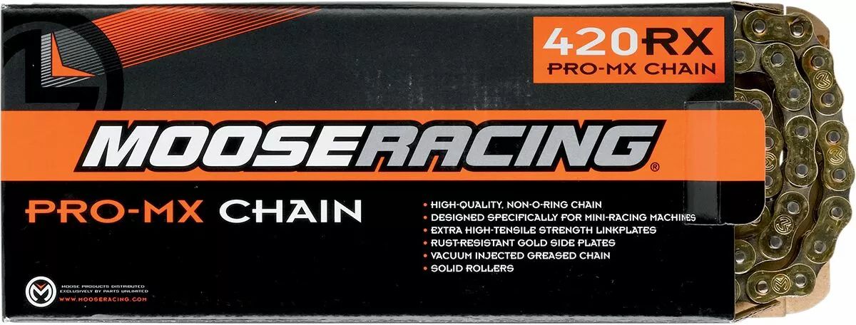 Moose racing hard-parts M5760090 420 RXP Pro-MX lánc Meghajtólánc , motorkerékpár lánc 1