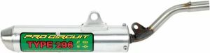 Pro circuit SK98080-296 296 típusú szikra-leplektor hangtompító Kipufogó dob - Slip On