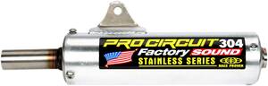 Pro circuit MUFFLER/SILENCER 304 gyár hang Kipufogó dob - Slip On