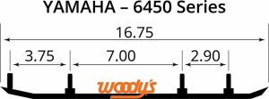 Woody's WYV-6450 Executive Series ™ Flat-Top® Wear Bars Runners / Carbide Types 1