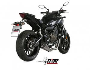 MIVV DELTA RACE Kipufogórendszer YAMAHA MT07 2021- EURO5 Kipufogó dob - Slip On
