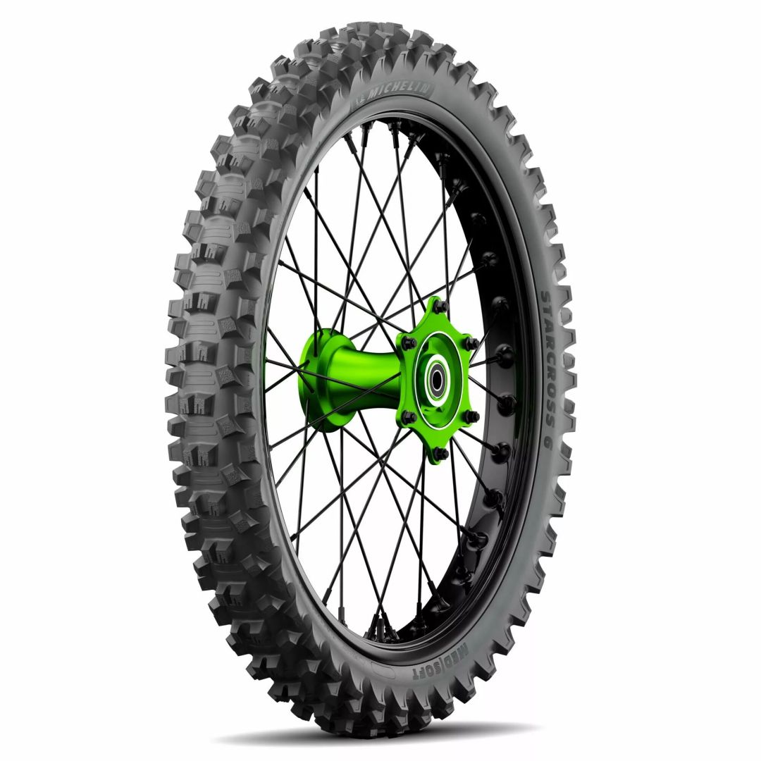 Michelin 222624 Starcross 6 közepes puha gumiabroncs Motorkerékpár gumiabroncs 0