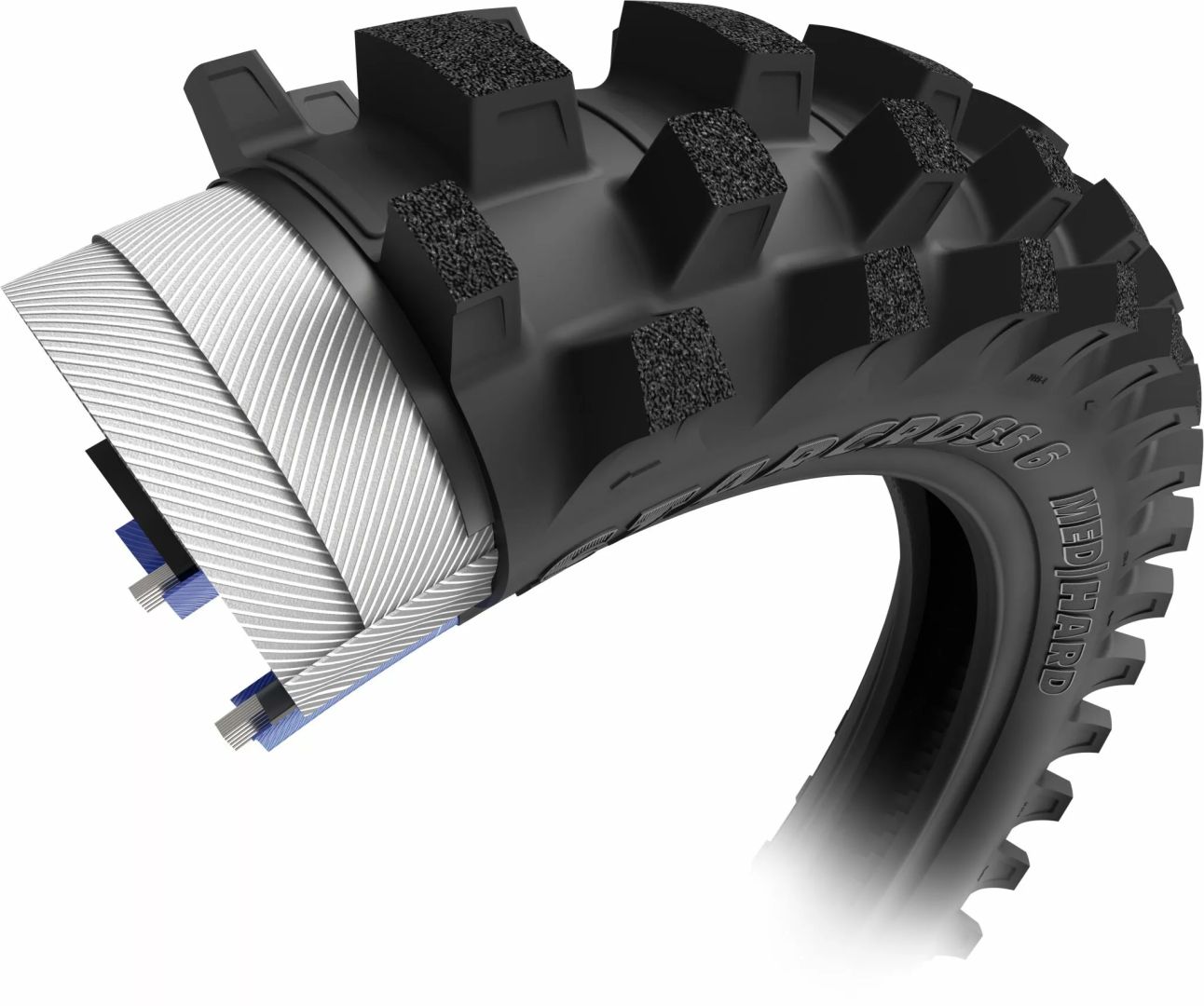 Michelin 775871 Starcross 6 közepes kemény gumiabroncs Motorkerékpár gumiabroncs 5