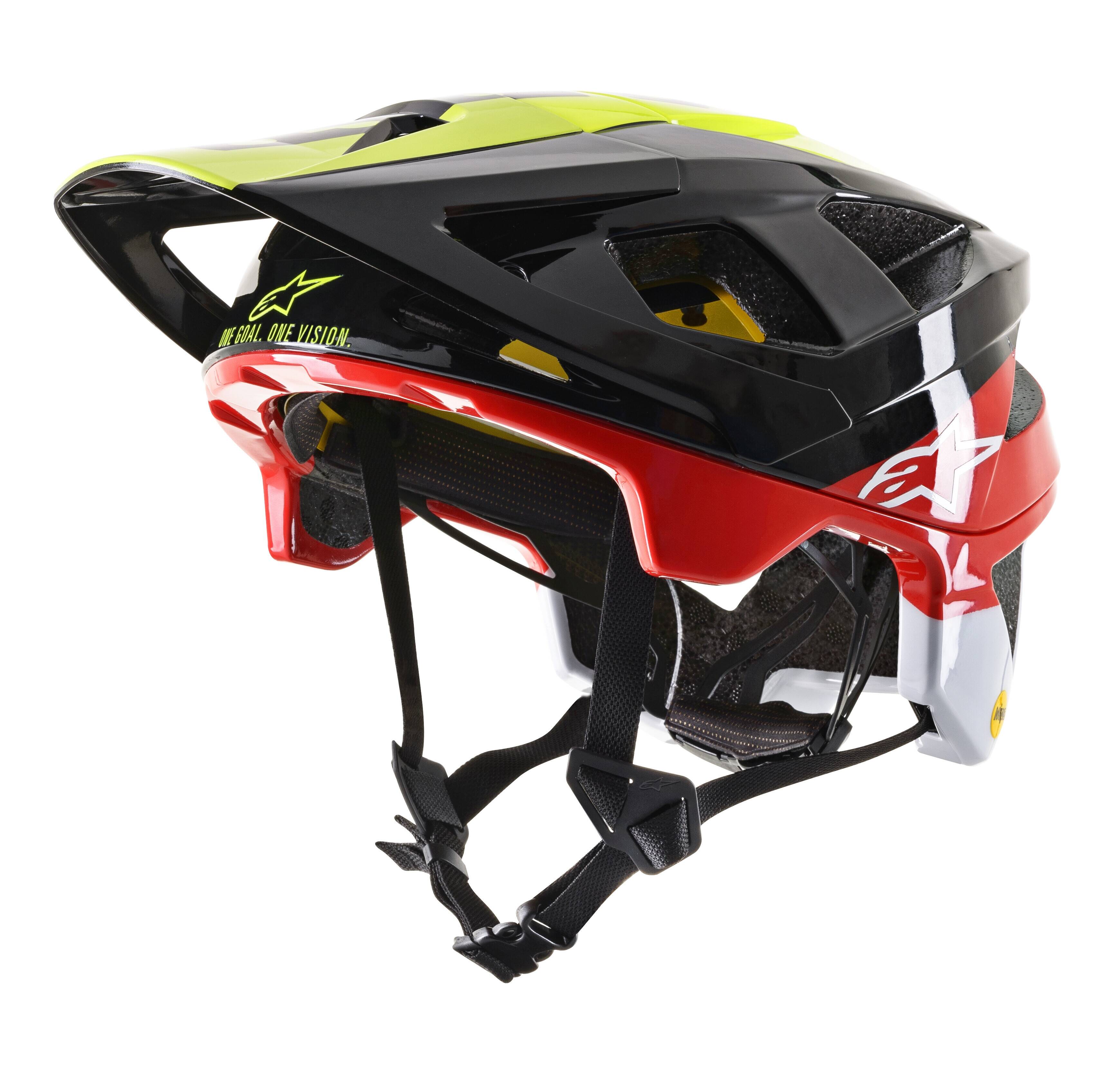 Alpinestars bicycle bukósisak V-PILOT BK/YL/RD M Biciklis bukósisak 0