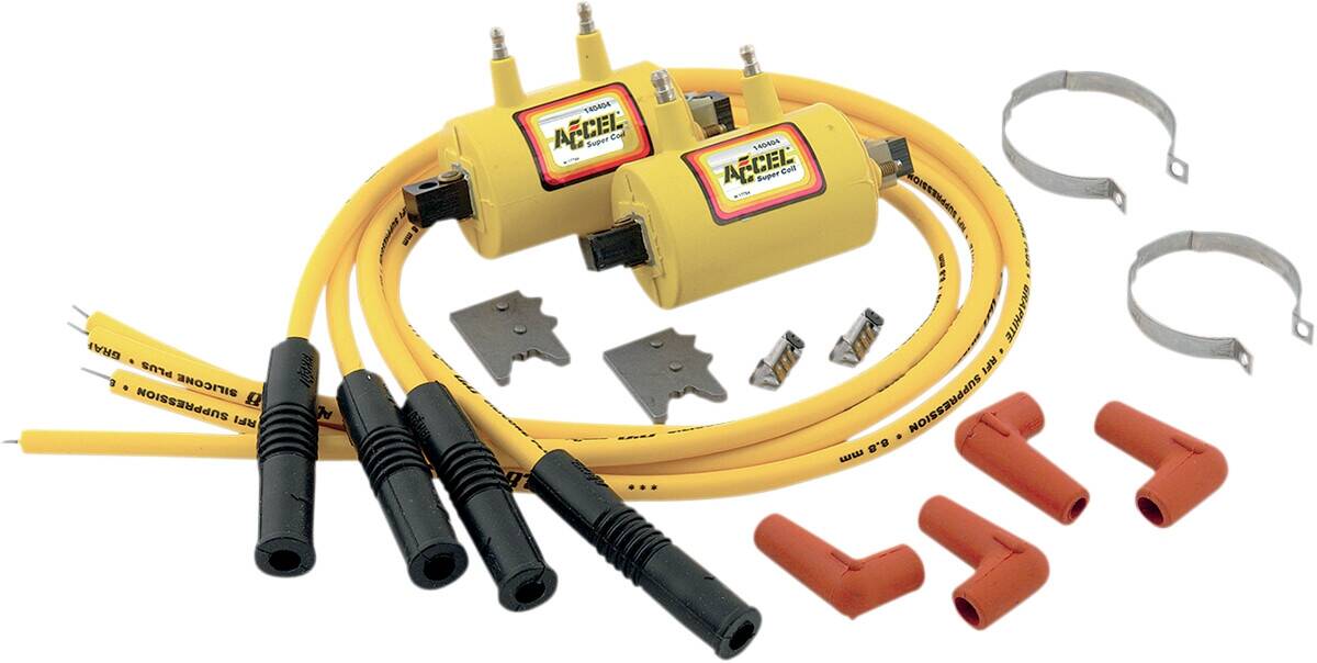 ACCEL szuper Gyújtó trafó univerzális KIT-4CYL CDI 0.7OHMS Gyújtás és indító alkatrészek 0