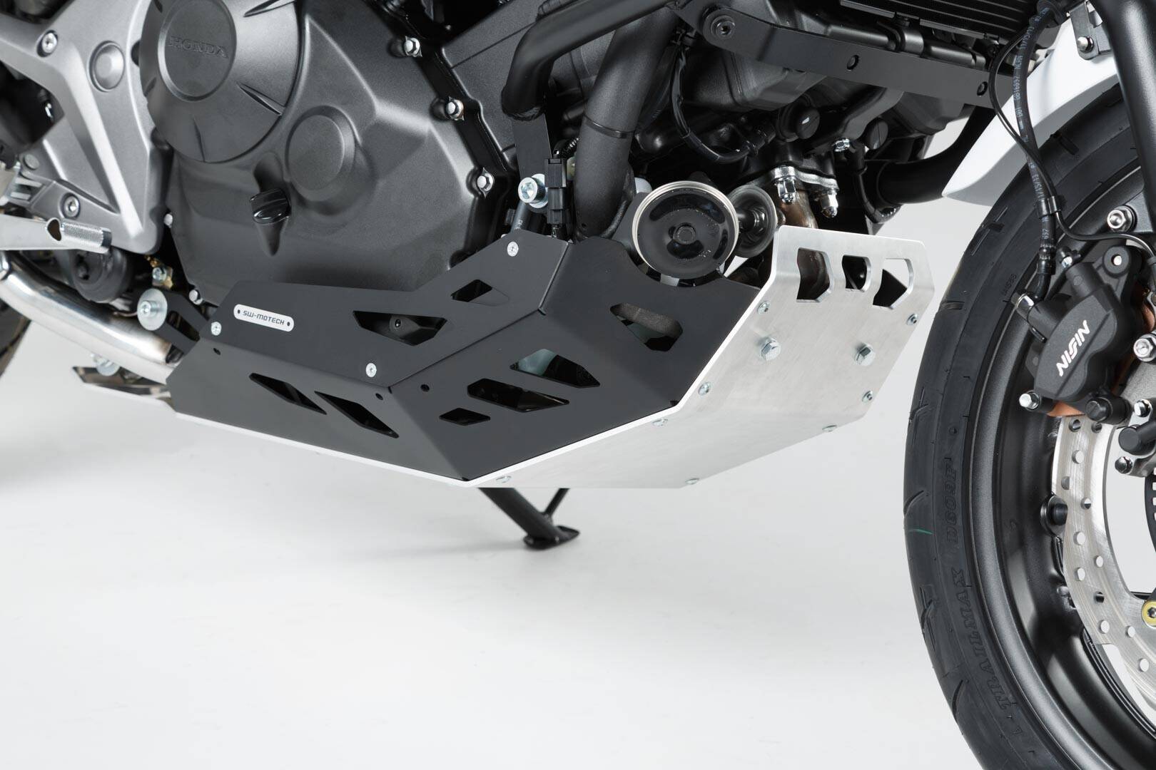 Sw-motech motorblokk védõ BLACK/SILVER HONDA NC700 / NC750 w/o DCT Bukócső, blokkvédő, váz 0
