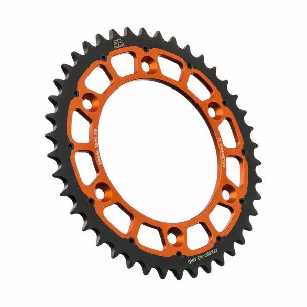 Jt sprockets JTX897.42ORG Twinstar acél/alumínium hibrid lánckerék Lánckerék 0